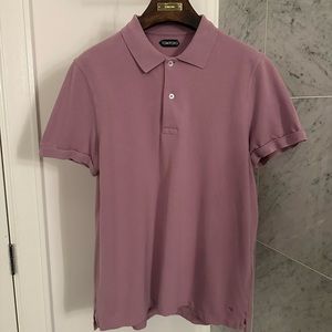 Tom Ford - Lilac Cotton Piqué Polo